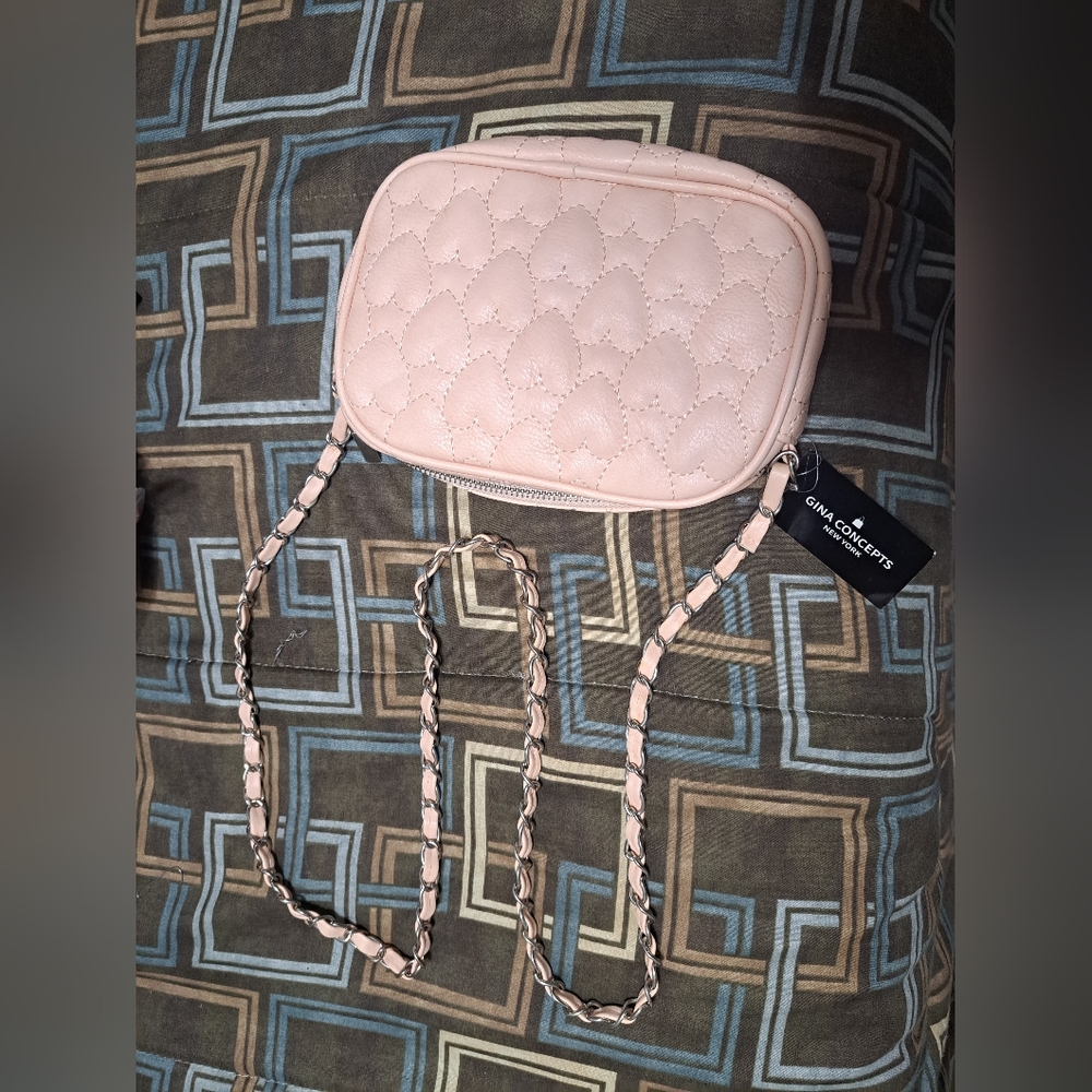 Pink heart Bag